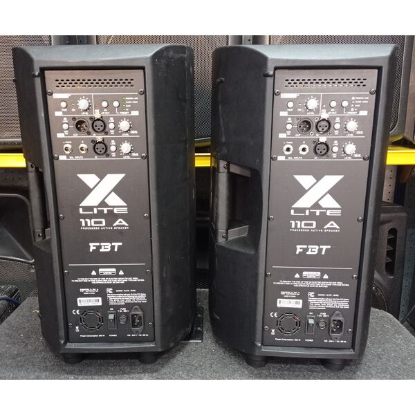 FBT X-LITE 110A Coppia Casse Amplificate Attive 10" 3000W