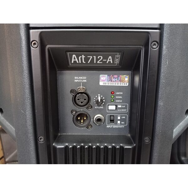 RCF ART 712A MKII + Cover CVR 712 Coppia Casse Amplificate Attive Professionali