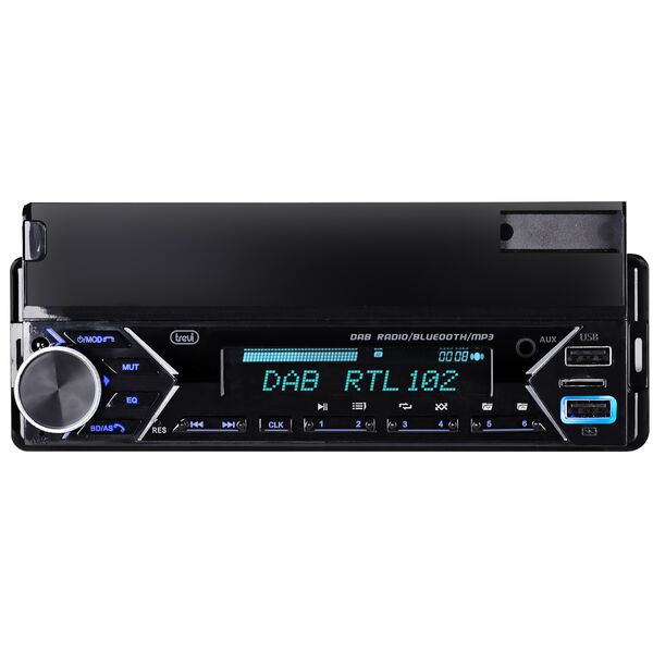 Trevi SCD 5753 DAB Autoradio DAB DAB+ FM 160W Supporto Smartphone 7" Bluetooth USB Micro SD