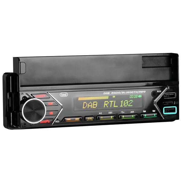 Trevi SCD 5753 DAB Autoradio DAB DAB+ FM 160W Supporto Smartphone 7" Bluetooth USB Micro SD