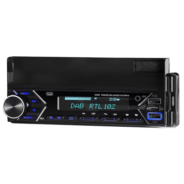 Trevi SCD 5753 DAB Autoradio DAB DAB+ FM 160W Supporto Smartphone 7" Bluetooth USB Micro SD