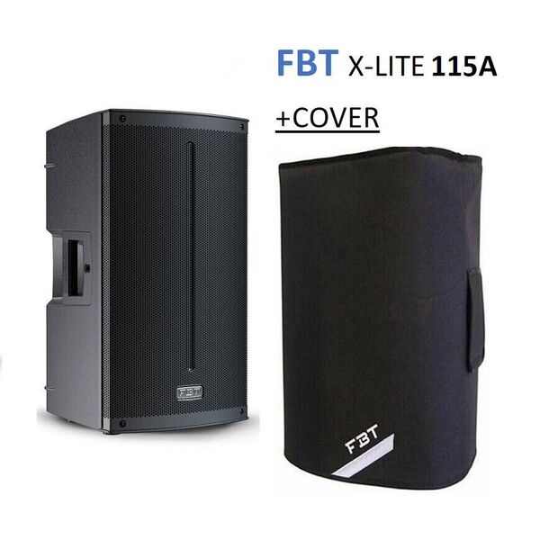 FBT X-lite 115A V2 + COVER XL-C15 Cassa Amplificata Attiva 15" 1500W Bluetooth 5.0