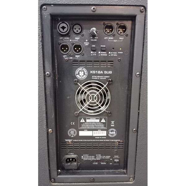 TOPP PRO KS18A SUB Subwoofer Amplificato Attivo 4000W 18"