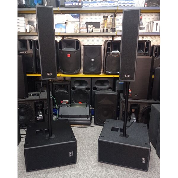 Sr Technology Digit Two 3000 Digital P.A. System 3000W RMS Impianto Audio Attivo Array a Colonna