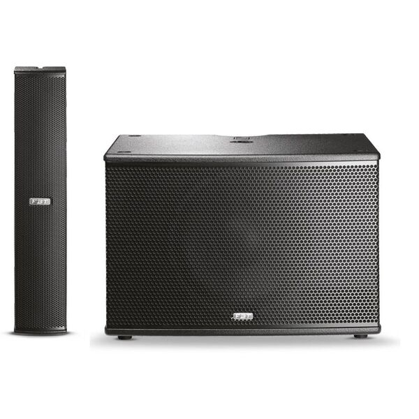 COPPIA FBT VERTUS CS-1000 Impianto Audio Sistema a Colonna 1000W Subwoofer + Array