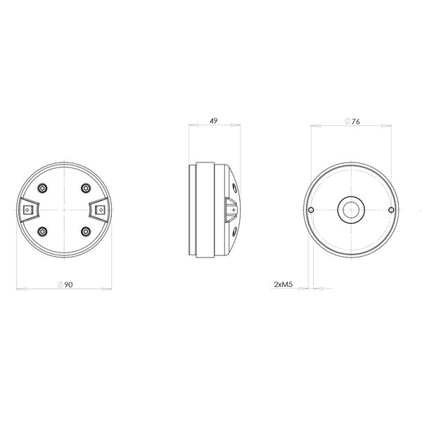 B&C Speacker DE 12-16 Driver di Ricambio Originale FBT MAXX 4A - Montarbo AS-105