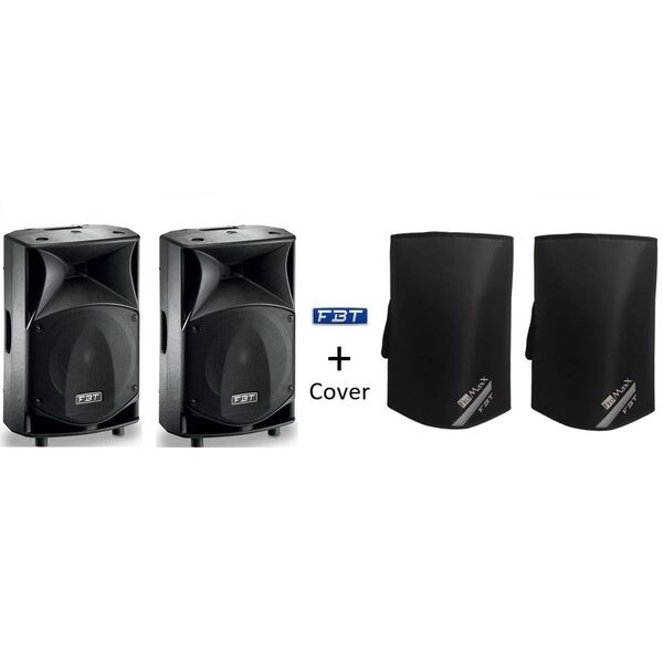 FBT JMaxX 110A V2 + Cover V63 Coppia Casse Amplificate Attive Professionali 1800W