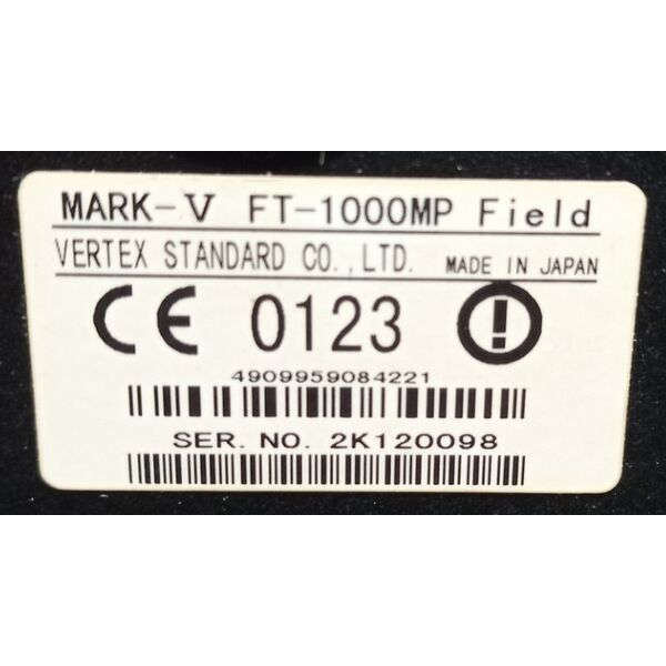 Yaesu FT-1000MP Mark-V Field Radio Base HF