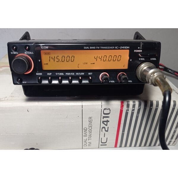 ICOM IC-2410H Radio Veicolare Bi Banda 144/430 Mhz VHF/UHF con UT-63