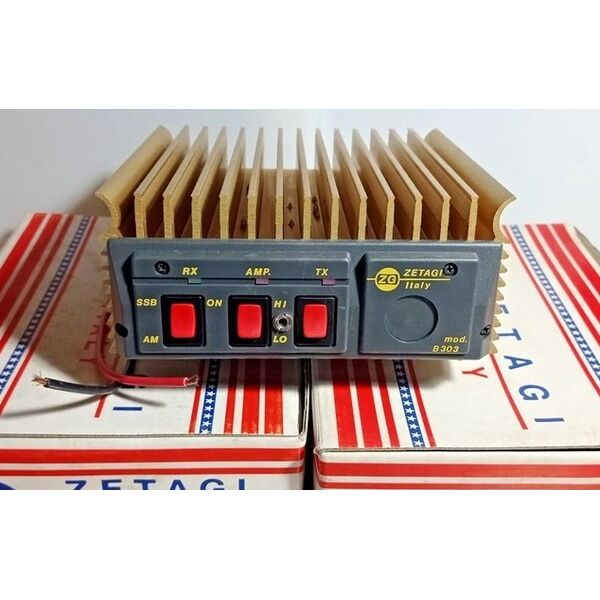 Zetagi ZG B 303 Amplificatore Lineare CB Transistorizzato 12V 300W. Max.