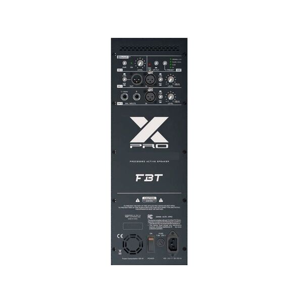 FBT X-PRO 115A Coppia Casse Amplificate Attive in Legno 15" 3000W