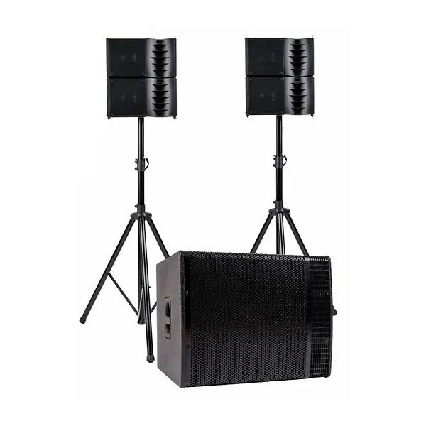AudioDesign Pro Trio F2 sistema Array Amplificato Attivo SW 18 + 4 Satelliti