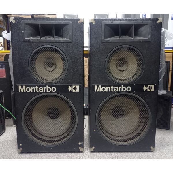 Montarbo 420 Casse Amplificate Attive 3 Vie in Legno 18"