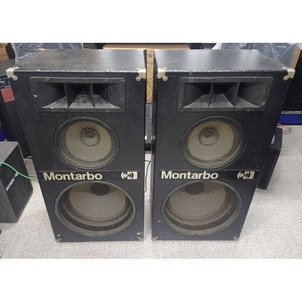 Montarbo 420 Casse Amplificate Attive 3 Vie in Legno 18"