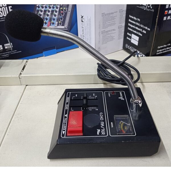 Sadelta Echo Master Plus Microfono Premplificato da Tavolo per CB con echo e Roger Beep