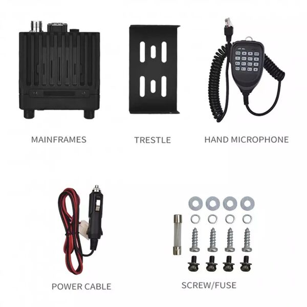 IC-980 PRO Mini Radio Veicolare Dual Band 144/430 MHZ 25W