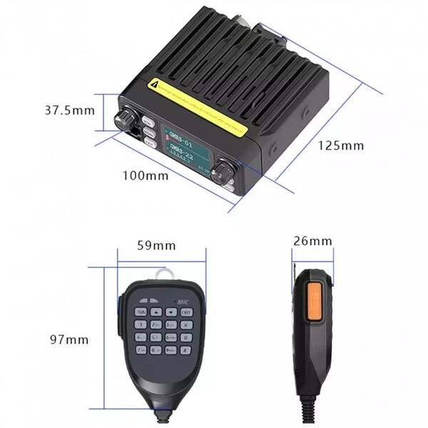 IC-980 PRO Mini Radio Veicolare Dual Band 144/430 MHZ 25W