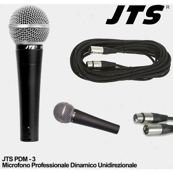 JTS PDM-3 MICROFONO DINAMICO PER IL CANTO E PARLATO