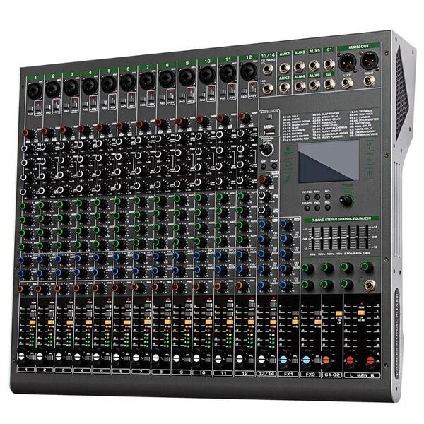Mixer Audio Professionale 14 Canali 99 + 99 effetti DSP Bluetooth/USB Evoluzione del Montarbo XD-69