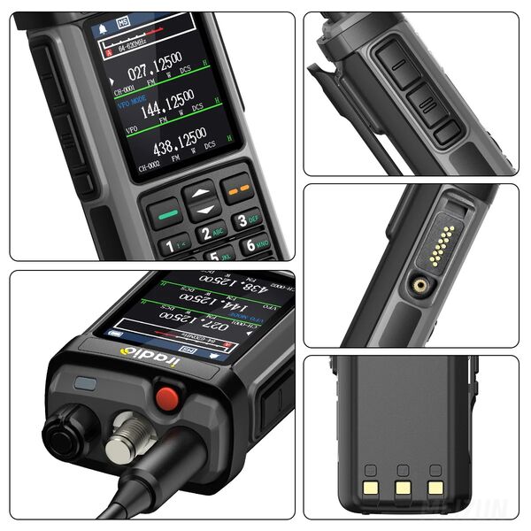 IRADIO UV-98 PLUS Radio Palmare Air Band 10W Cross-Band Repeater RX HF SSB
