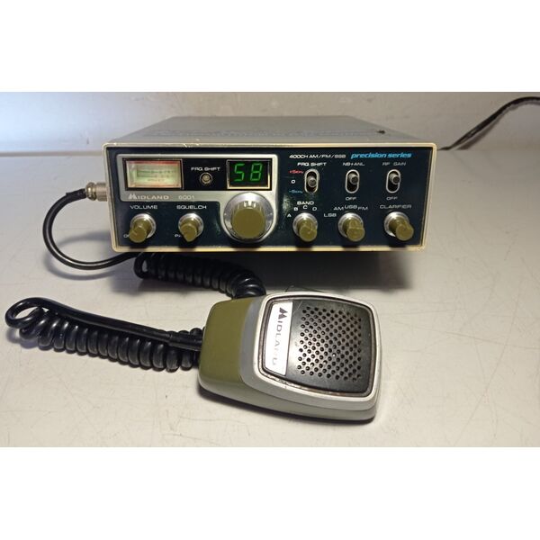 Midland 6001 Radio CB AM/FM/SSB 200 Canali