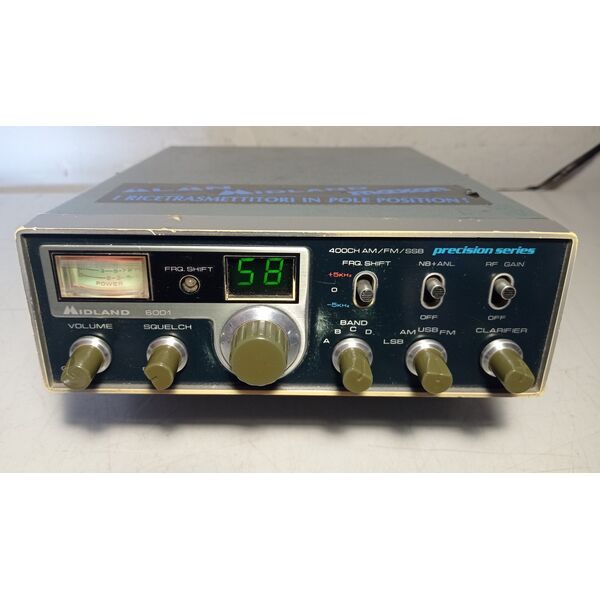 Midland 6001 Radio CB AM/FM/SSB 200 Canali