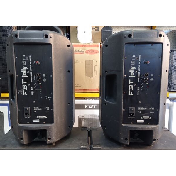 FBT JOLLY 15RA COPPIA DI CASSE AMPLIFICATE ATTIVE 15"