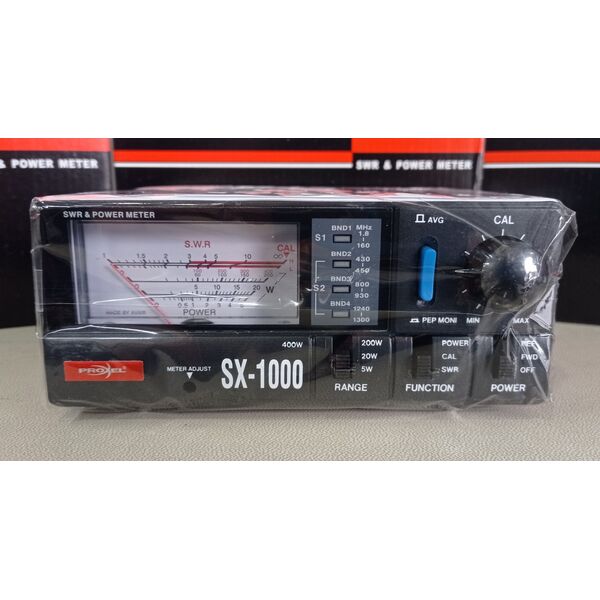 PROXEL SX-1000 WATTMETRO/ROSMETRO 1.8-160 MHZ / 420-1300MHZ (5W/20W/200W/400W)