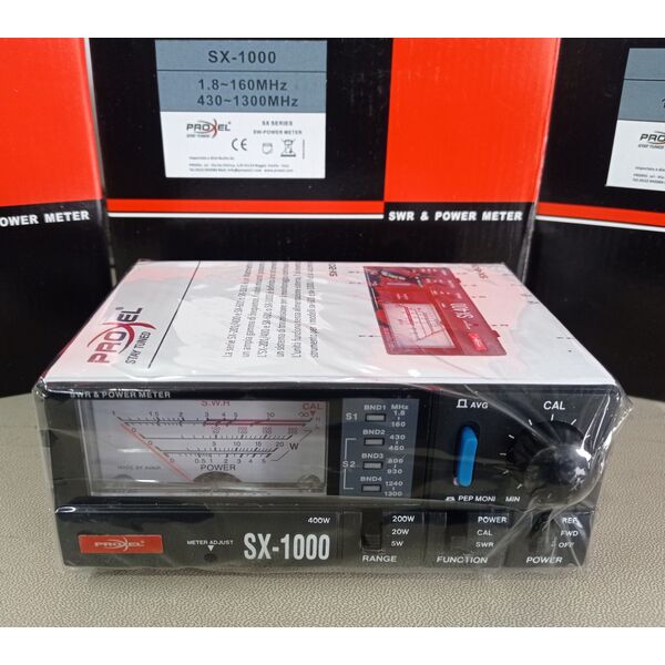 PROXEL SX-1000 WATTMETRO/ROSMETRO 1.8-160 MHZ / 420-1300MHZ (5W/20W/200W/400W)