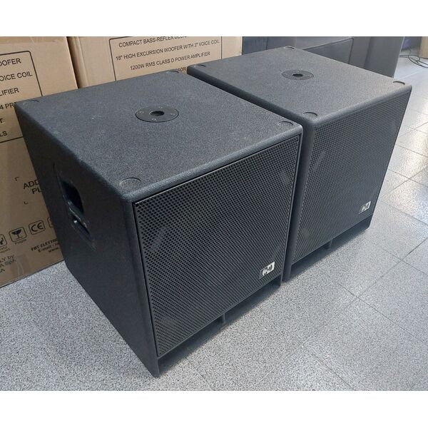 MONTARBO BX181A Coppia Sub Woofer Professionali Attivi