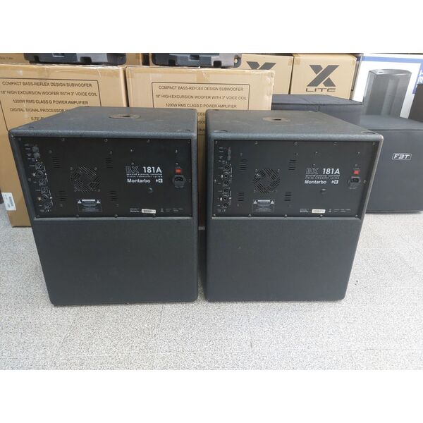 MONTARBO BX181A Coppia Sub Woofer Professionali Attivi