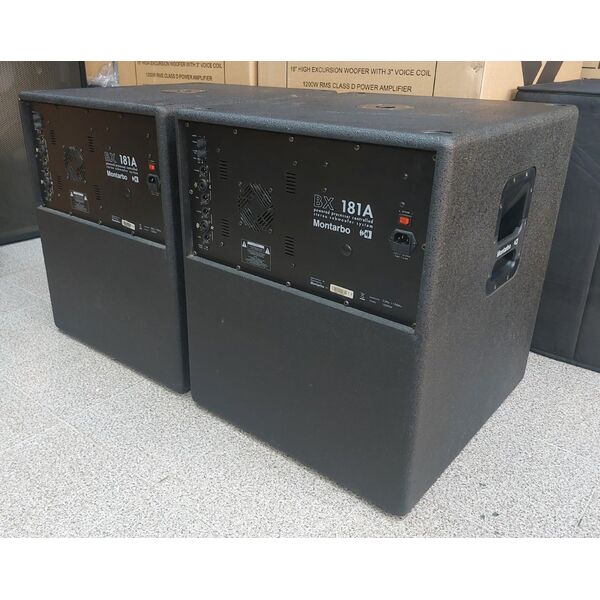 MONTARBO BX181A Coppia Sub Woofer Professionali Attivi