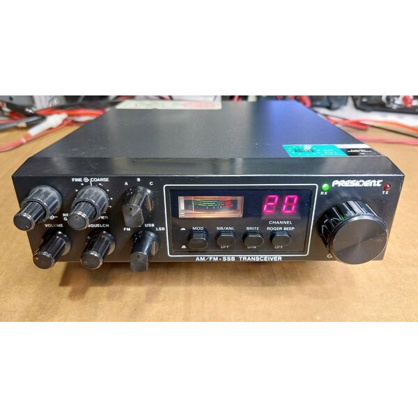 President Grant Nero Serie Limitata doppio Clarifier Radio CB AM FM SSB