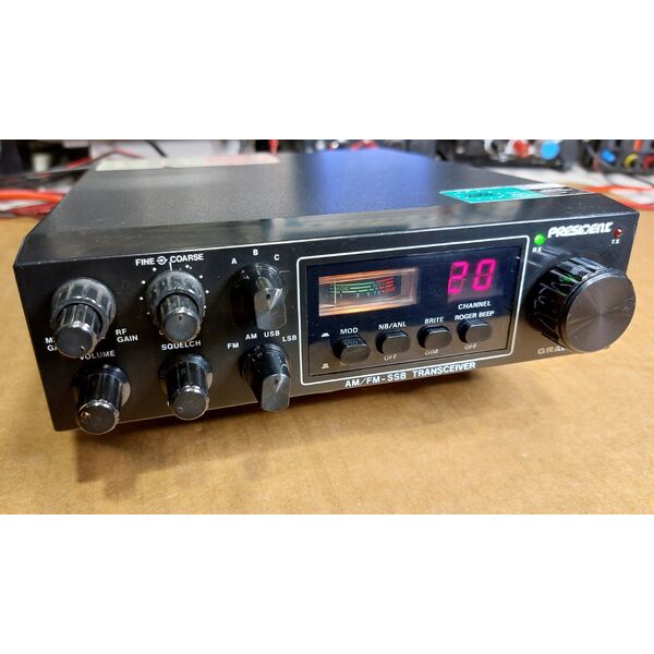 President Grant Nero Serie Limitata doppio Clarifier Radio CB AM FM SSB