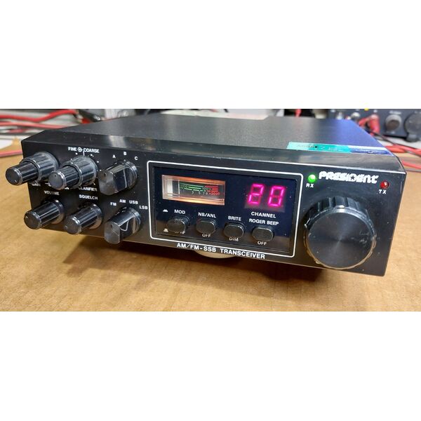 President Grant Nero Serie Limitata doppio Clarifier Radio CB AM FM SSB