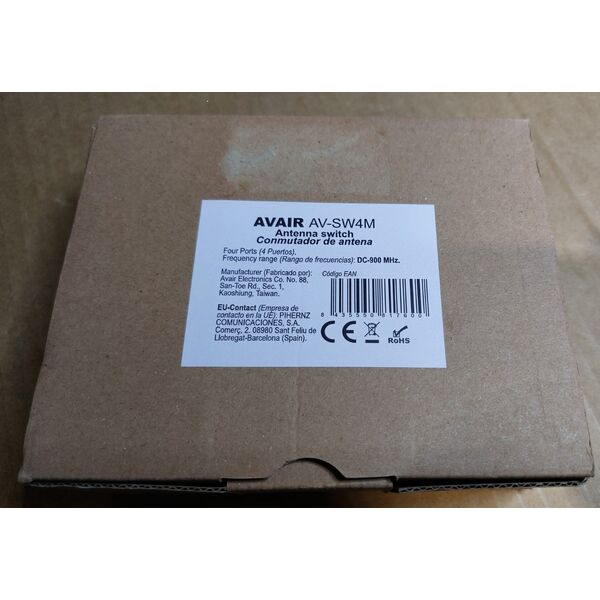 AVAIR AV-SW4M Deviatore Commutatore Switch 4 Vie per Antenne