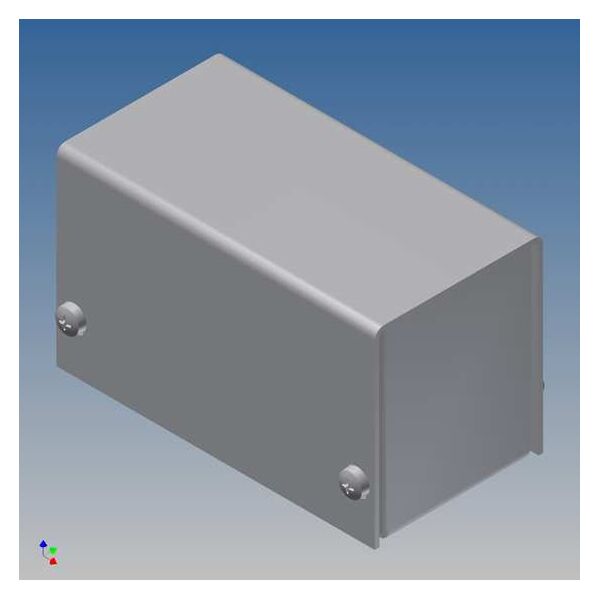 TEKO AL BOX 1/B.1 CONTENITORE ALLUMINIO SCATOLA IN METALLO KEYBOARD 38x72x43mm