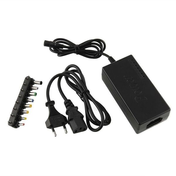Alimentatore per PC regolabile Universale da 12-15-16-18-19-20-24V 8 Connettori