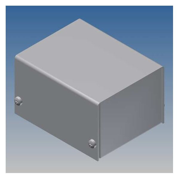 TEKO AL BOX 2/B.1 CONTENITORE ALLUMINIO SCATOLA IN METALLO KEYBOARD 57,5x72x43mm