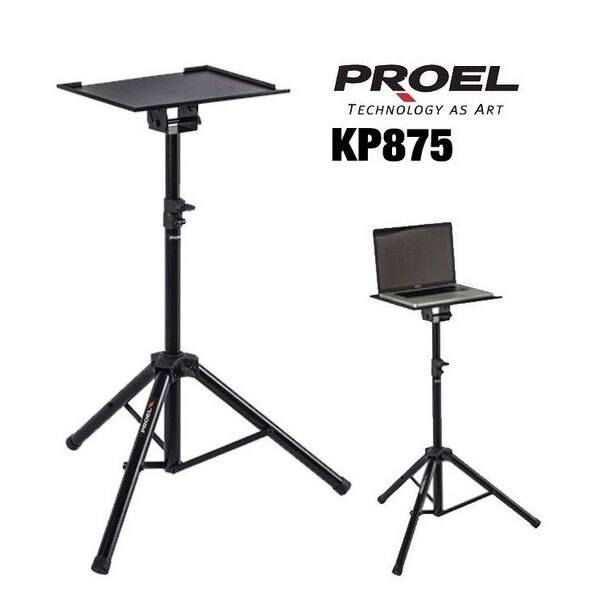 Proel KP875 Supporto per Laptop PC Proiettore ad altezza regolabile