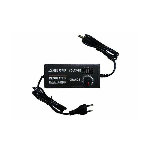 Alimentatore universale Switch Digitale Regolabile da 3v a 24V 2A