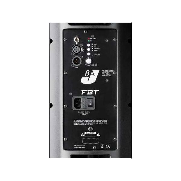 FBT J8A + Cover V37 Coppia Casse Amplificate Attive Professionali