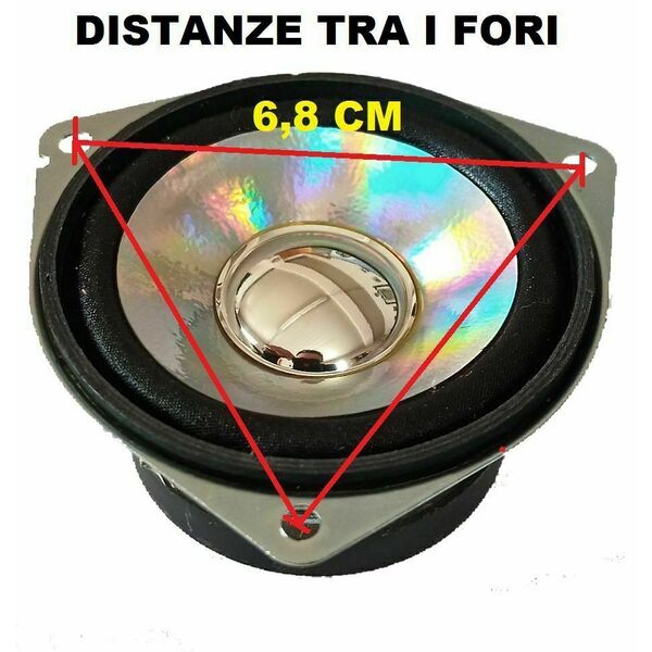 Tweeter altoparlante a Cono 30W 8 Ohm 7 Cm. 3" x Casse Acustiche e/o HI-FI Car