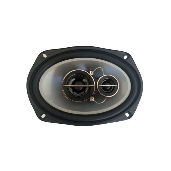 Coppia Casse Altoparlanti 16x23 Cm Ovali 6"x9" 250w 3 Vie per Auto