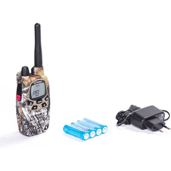 KIT FULL PACK MIDLAND G7 PRO MIMETICA + AURICOLARE + BATTERIE + CARICATORE SOFT AIR RADIO
