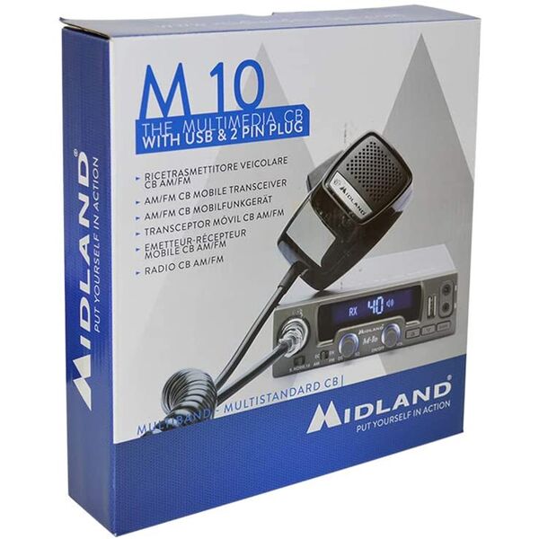 MIDLAND M10 - LA PRIMA RADIO CB VEICOLARE MULTIMEDIALE