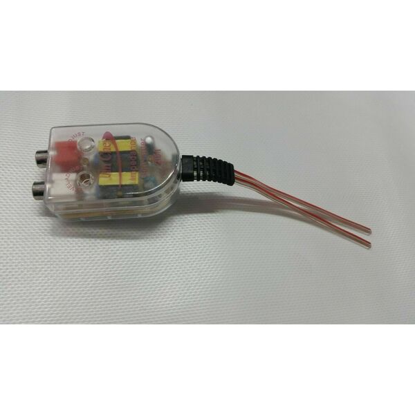 Convertitore segnale audio alta a bassa impedenza RCA stereo auto amplificatore