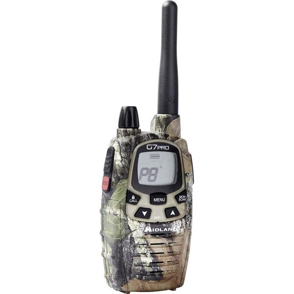 KIT FULL PACK MIDLAND G7 PRO MIMETICA + AURICOLARE + BATTERIE + CARICATORE SOFT AIR RADIO