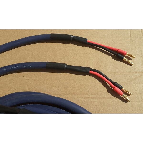 Cavo Audio Alta Potenza per Casse Acustiche Diffusori - Amplificatore 5+5MT 2-Pezzi
