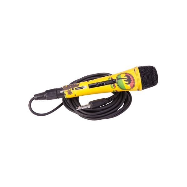 JAMMIN PRO Island MICROFONO PALMARE DINAMICO PER DJ KARAOKE CANTO VOCALIST